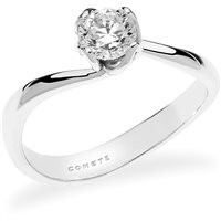Anello Comete Donna Petali in Oro bianco Diamante ANB2202 - ANB2202